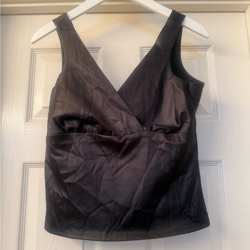 Faux leather tank by Guess